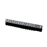 Boxonly 10PCS Digital Price Tag £ € $ Metal