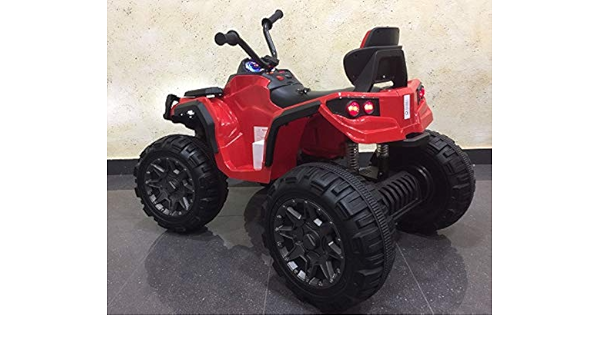Indalchess Quad 12V ELECTRICO NIÑOS, Mando Parental, Rojo ...