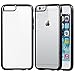 LUVVITT [ClearView] Hybrid Scratch Resistant Back Cover with Shock Absorbing Bumper designed for Apple iPhone 6/6s Plus - Clear / Black