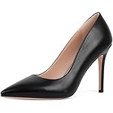 Women's Stiletto High Heels Pumps for Women-4IN Pointed Toe Classic Pumps for Dress Party Wedding Evening Date Night Sexy Slip-On Shoes