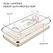 MOSNOVO White Floral Flower Petal Pattern Designed for iPhone SE 2020 Case/Designed for iPhone 8 Case/Designed for iPhone 7 Case - Clear