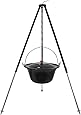 Grillplanet 10 L Gulaschkessel mit Dreibein schwarz 1,30 m