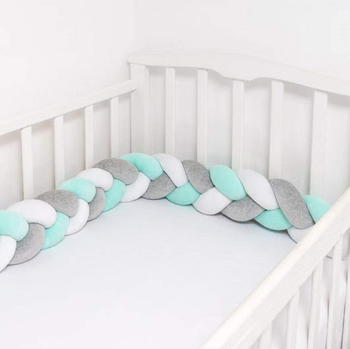 braided bumper crib
