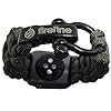 FIRELINE-Apple-Watch-Band-42mm-Replacement-Paracord-Watch-Band-with-Rugged-Outdoor-Survival-Stainless-Steel-Shackle-and-550-Paracord