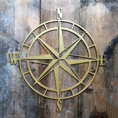 Nautical Compass Rose Metal Wall Art Pricepulse
