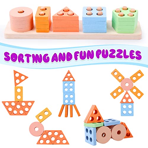 Montessori Toddler Toys for 1 2 3+ Year Old, Busy Board Sensory Toys