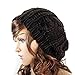 EUBUY Lady Winter Warm Baggy Beret Chunky Knitted Braided Beanie Hat