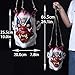 YU FENG Scary Clown Ghost Prop with Hemp String for Halloween Haunted House Creepy Party Decoration