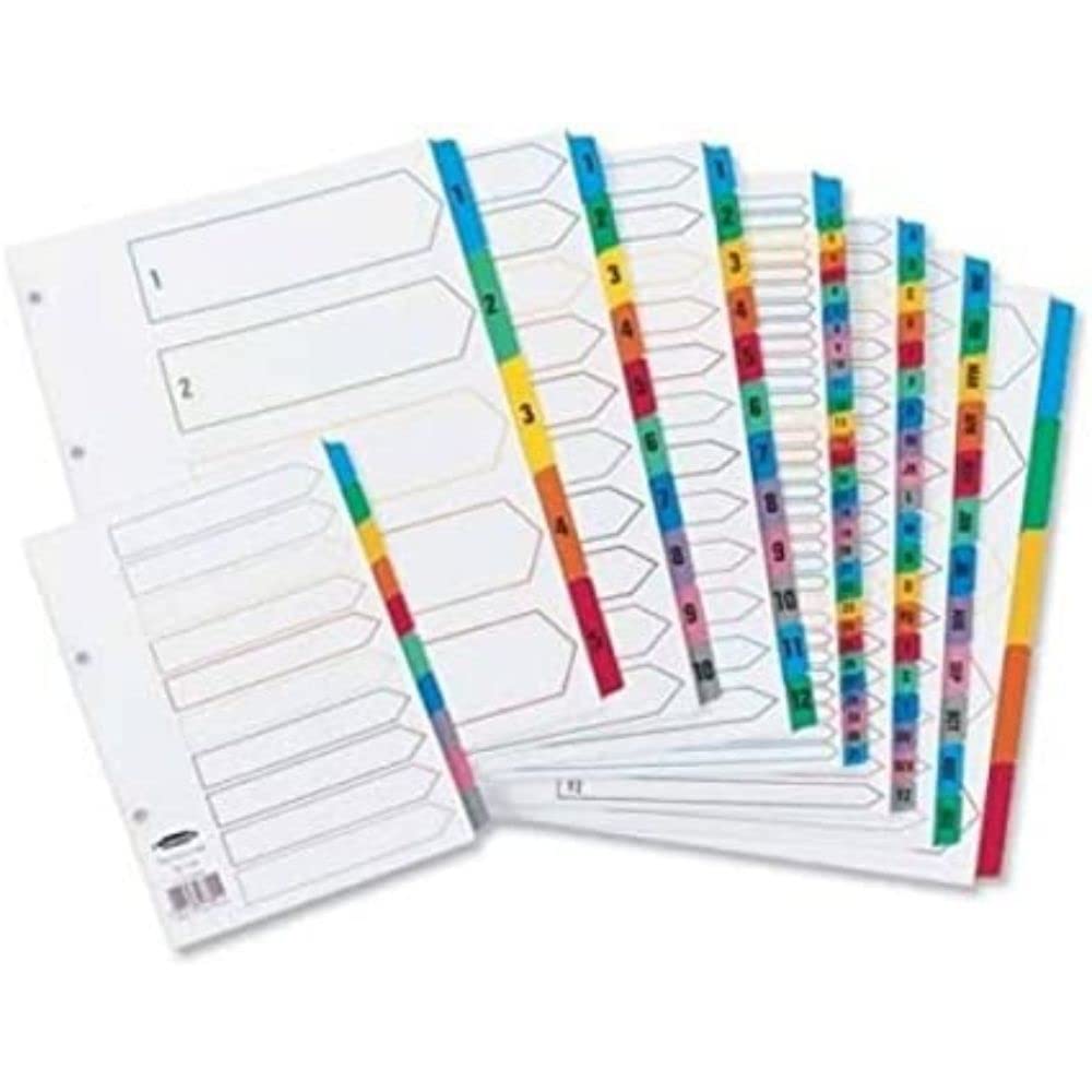 Concord A4 1-50 Index - White