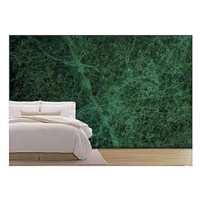 Green Marble Texture Background High Res - Removable Wall Mural | Self-Adhesive Large Wallpaper - 66x96 inches