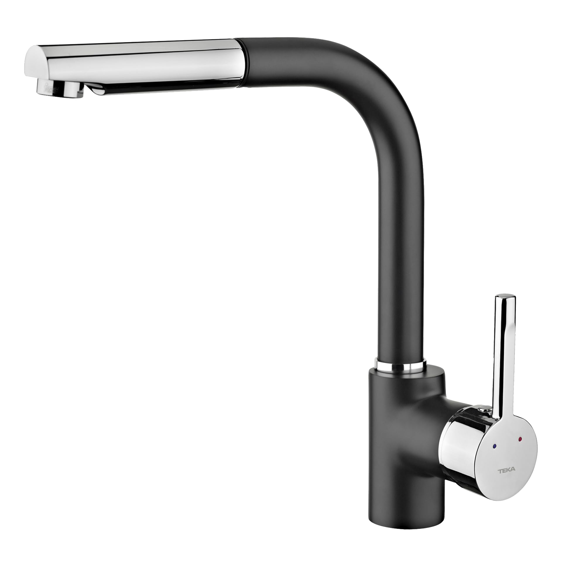 Teka – Kitchen tap ARK 938 - Black with Pull-Out spout