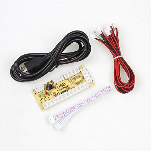 Zero Delay USB Encoder To Arcade Games Controllers Compatible With Sanwa Joysticks and Buttons by Atomic Market