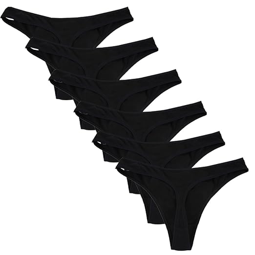 Frauen Sexy Baumwollzapfen Intimate Slips Tangas Damen Panties Mulit Pack Größe: 38-48