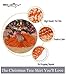 ShinyBeauty Sequin Tree Skirt Christmas 36Inch-Orange-Tree Skirt Dress for Christmas Decoration-0913E
