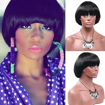 Long Mushroom Hairstyle Black Hair