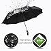 EveShine Windproof Travel Umbrella, 10 Ribs Auto Open/Close Windproof Travel Umbrella with Teflon Coating