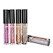 Creazy 6 Pcs Metallic Shiny Smoky Eyes Eyeshadow Waterproof Glitter Liquid Eyeliner (A)