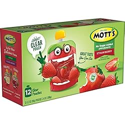 Mott's No Sugar Added Strawberry Applesauce, 3.2