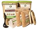 2 bin Bokashi Composting Starter Kit (includes 2 bokashi bins, 3.5lbs of bokashi bran and full instructions)