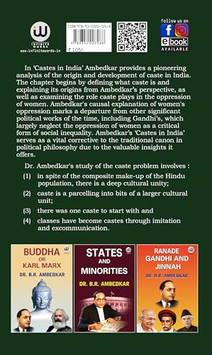 Pakistan Or The Partition Of India | Castes In India | Dr. BR Ambedkar Books | English Paperback Combo Set | The Original Edition | Budha and carl ... photo frame statue मुस्लिम Lang Aani b. r. 4