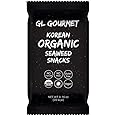 GL Gourmet - Premium Korean Organic Seaweed Snacks - 100% Olive Oil - Sea Salt - Crispy - Vegan - Gluten-Free - No MSG - Healthy Snack - Pack of 16 - MADE IN KOREA