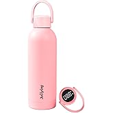 Insulated Water Bottle 25 oz with Smart Temperature Display Lid, Vacuum Stainless Steel Water Bottle for Sports and Travel (Cold for 24 Hrs), Leak-Proof (Pink)