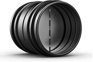 AC Infinity 8" Backdraft Damper, Antidraft One-Way Airflow Ducting Insert for 8” Ducting with Range Hoods and Bathrooms Fans