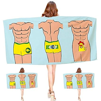 Oumag Cadeau De Serviette De Plage Cadeau Créatif