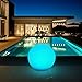 Truprima LED Ball Light, Decor LED Outdoor Lamp Rechargeable Remote Control Cordless 16 RGB Colors Decorative Waterproof Balls Shape Night Lights for Garden Home(5-Inch Sphere)