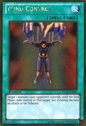 Yu-Gi-Oh! - Mind Control (PGLD-EN067) - Premium Gold - 1st Edition - Gold Rare