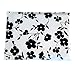 100 Printed Poly Mailers 10x13 Black Floral Colored Shipping Envelopes Plastic Mailing Bags by Inspired Mailers