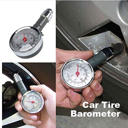Mini Mexx Analog Auto Wheel Tire Air Pressure Gauge Meter Handle Mirror Shaped Vehicle Motorcycle Car Tyre Tester Tyre Air Monitor System