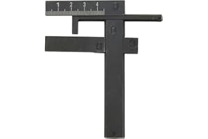 LUQEEG Carburetor Level Gauge, Metric Display Carb Height Gauge Motorcycle Tool Replacement for Most Motorbikes Carburetors, 0‑40mm Adjustable