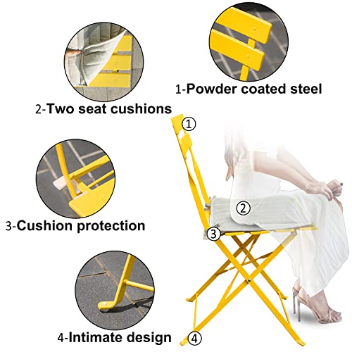 Patio Choice Patio Bistro Set, Outdoor Patio Furniture Sets, 3 Piece