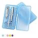 4 in 1 Stainless Steel Manicure Set Women Beauty Nail Tools Sets Clipper Trimmers Pedicure Scissor with Box (8pcs)