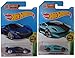 Hot Wheels 2016 Lamborghini Sesto Elemento Turquoise & Metallic Blue McLaren P1 2-Car Exotic Set