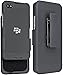 BLACK RUBBERIZED HARD CASE BELT CLIP HOLSTER STAND FOR BLACKBERRY Z30 PHONE