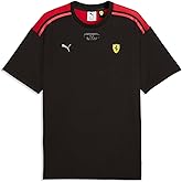 PUMA Men's Scuderia Ferrari Cloudspun T-Shirt, Black SS26, Small Ferrari Cloudspun Tee