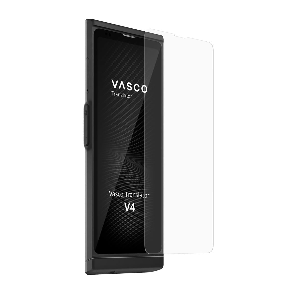 Vasco V4 Language Translator Device with Free Lifetime Internet in Almost 200 Countries + Vasco Tempered Glass Screen Protector