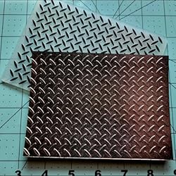 KWELLAM Grain Plastic Embossing Folders for Card