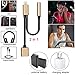KPAO 2in1 Lightning To 3.5mm Audio Charge Earphone Jack Adapter Cable for Iphone Support iOS 10.3