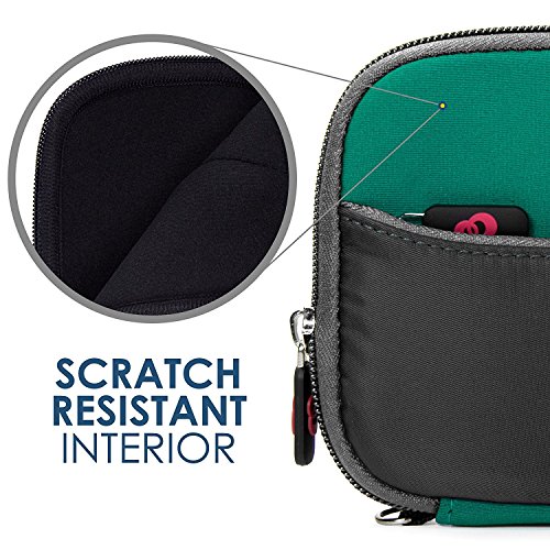 Mossy Green Neoprene On-The-Go Storage Case for Verizon MiFi Jetpack 4620L Wireless Wi-Fi Hotspot Modem