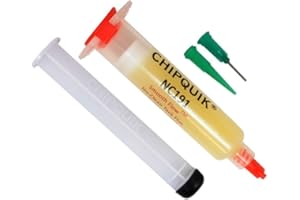CHIP QUIK NC191 Smooth Flow Tack Flux No-Clean (10cc Syringe)