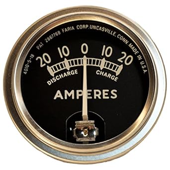 Amazon.com: DJS Tractor Parts / Ammeter Gauge (20-0-20) - AB-016D
