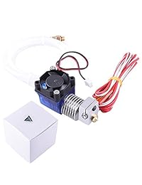 eaone all metal V6 J Head Hotend Kit completo con cabezal de impresión + 5 PCS acero inoxidable Boquilla Garganta para E3D V6 de latón 5 Pcs Extrusora Makerbot Reprap Impresoras 3d