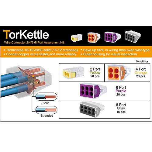 4 Connector+Wall+Nut+Conductor+Combination+Assortment