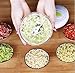 Manual Food Chopper Processor for Onion Garlic Lettuce Tomato, Hand Pulled Vegetable Cutter Mincer Slicer for Easy Preparation | Kitchen Use Mixer Blender Dicer Spices Nuts by Leafeezi