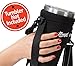 Tumbler Carrier Holder Pouch+Tight Hand Strap For All 30oz. Stainless Steel Travel Insulated Coffee Mugs, Neoprene Black Sleeve Accessories, Light Hand Free Bag, Protective, Washable, Adjustable Strap