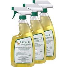Citrus II Hospital Germicidal Deodorizing Cleaner Spray Citrus, 22-Ounces Each, Pack of 3