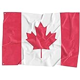 Canadian Flag Canada National Flag Polyester Fiber 3x5 Feet Flag, Bright Colors And Anti-ultraviolet Fade Flag Indoor Outdoor Banner